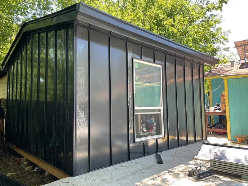 Black standing seam metal wall panels for Roof Inspection in Lady Lake